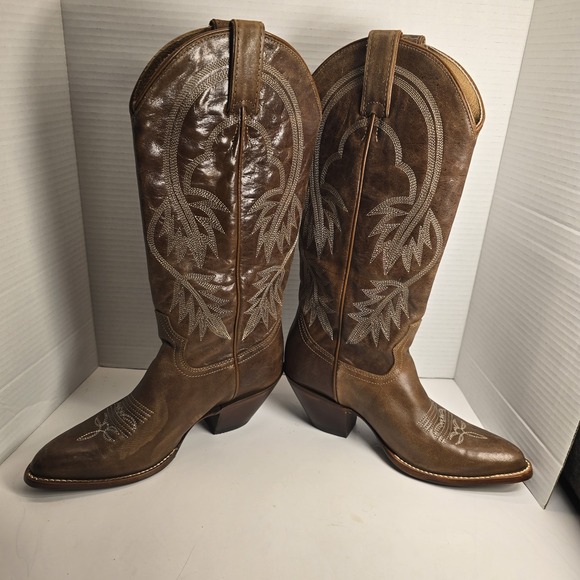 Idyllwind Womens Brown Leather Western Cowboy Boots Size 7.5 M - Picture 5 of 9